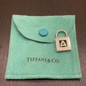 Tiffany & Co. Silver Letter A Alphabet Charm